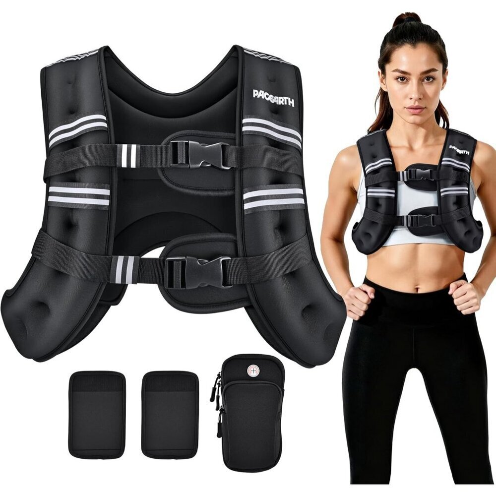 Weighted Vest,6lb/8lb/10lb/12lb/16lb/20lb/25lb/30lb Weight Vest with